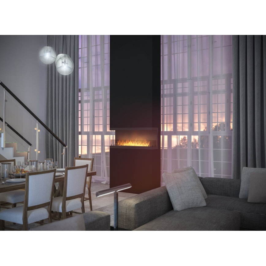 InFire – BIO-Einbaukamin 120x50 cm 5kW schwarz