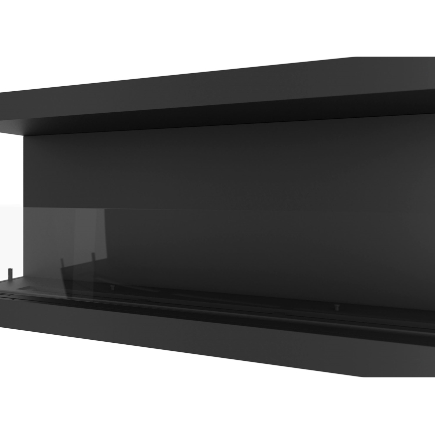 InFire – BIO-Einbaukamin 120x50 cm 5kW schwarz