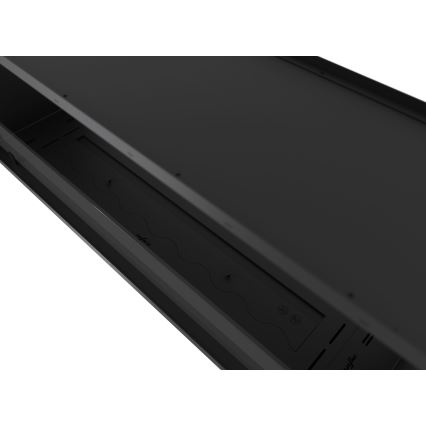 InFire - BIO-Einbaukamin 48,5x123,5 cm 6kW schwarz