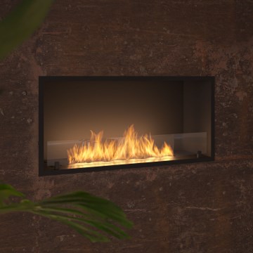 InFire - BIO-Einbaukamin 49,4x104,4 cm 6kW schwarz