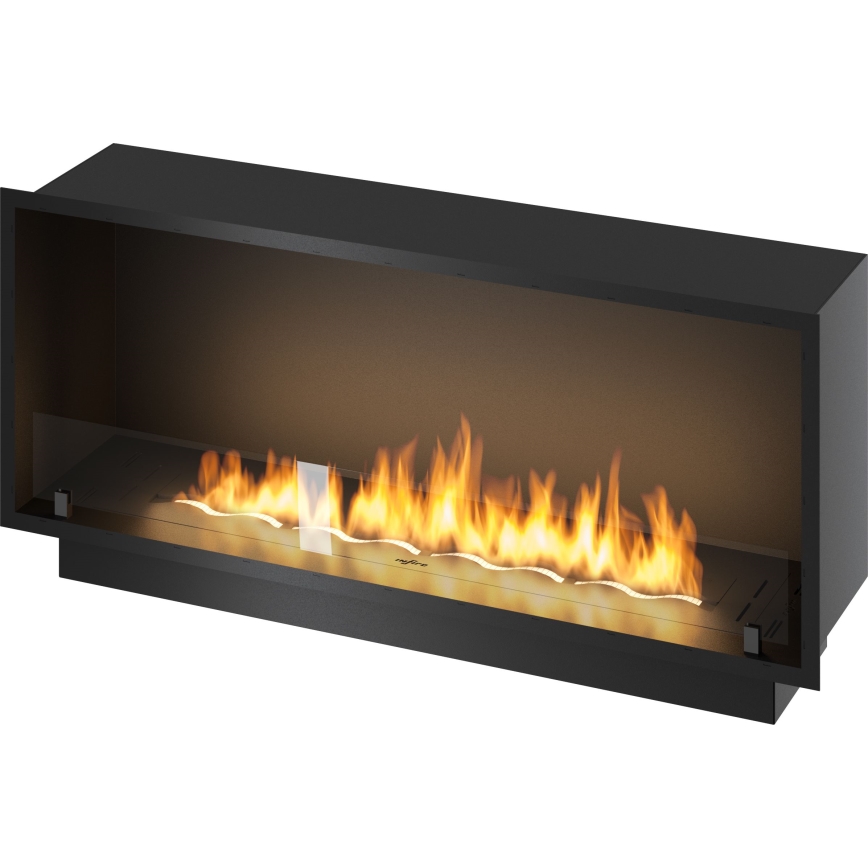 InFire - BIO-Einbaukamin 49,4x124,4 cm 6kW schwarz