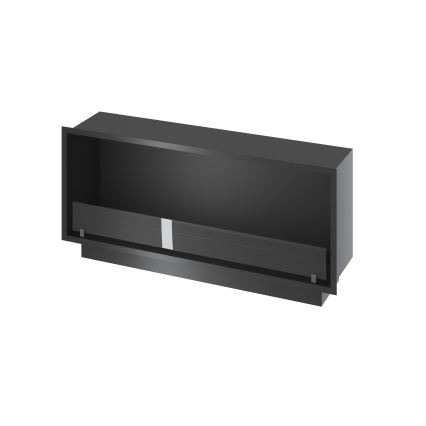 InFire - BIO-Einbaukamin 49,4x124,4 cm 6kW schwarz