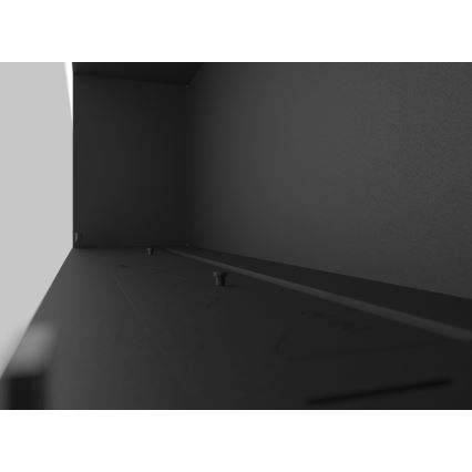 InFire - BIO-Einbaukamin 49,4x124,4 cm 6kW schwarz