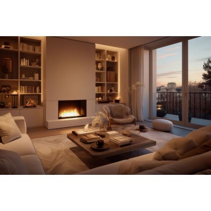 InFire - BIO-Einbaukamin 49,4x84,4 cm 3,5kW schwarz