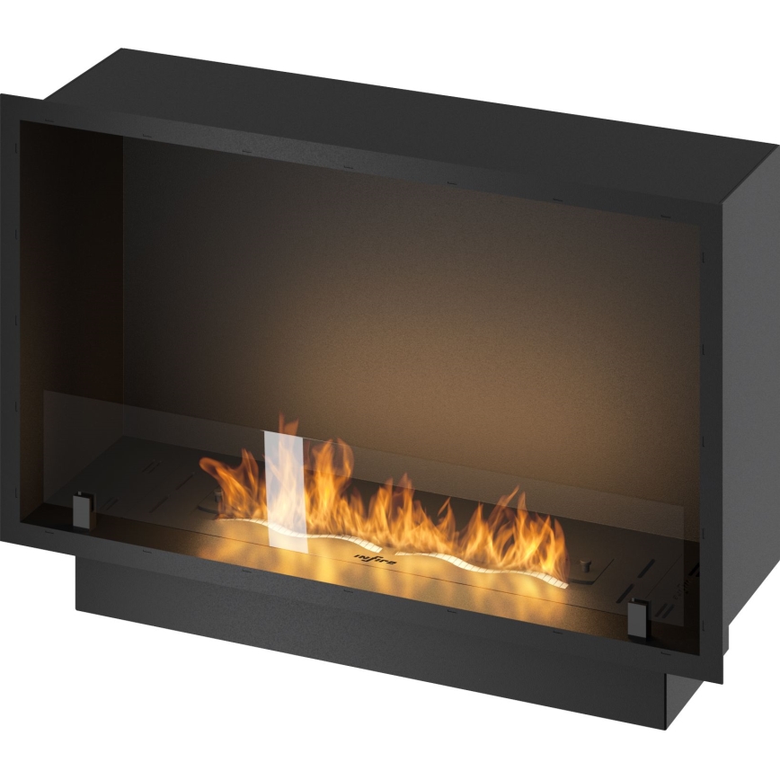 InFire - BIO-Einbaukamin 49,4x84,4 cm 3,5kW schwarz
