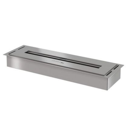 InFire - BIO-Einbaukamin 5,5x50 cm 3kW matt Chrom