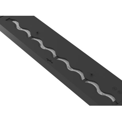 InFire - BIO-Einbaukamin 7,5x80 cm 6kW schwarz