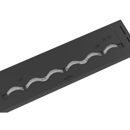 InFire - BIO-Einbaukamin 7,5x80 cm 6kW schwarz