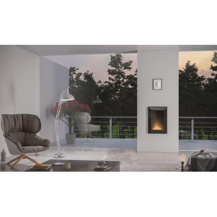 InFire - BIO-Einbaukamin 79x55 cm 3kW schwarz