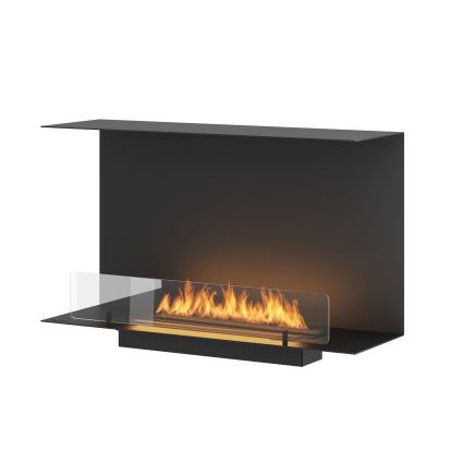 InFire – BIO-Einbaukamin 80x45 cm 3kW schwarz