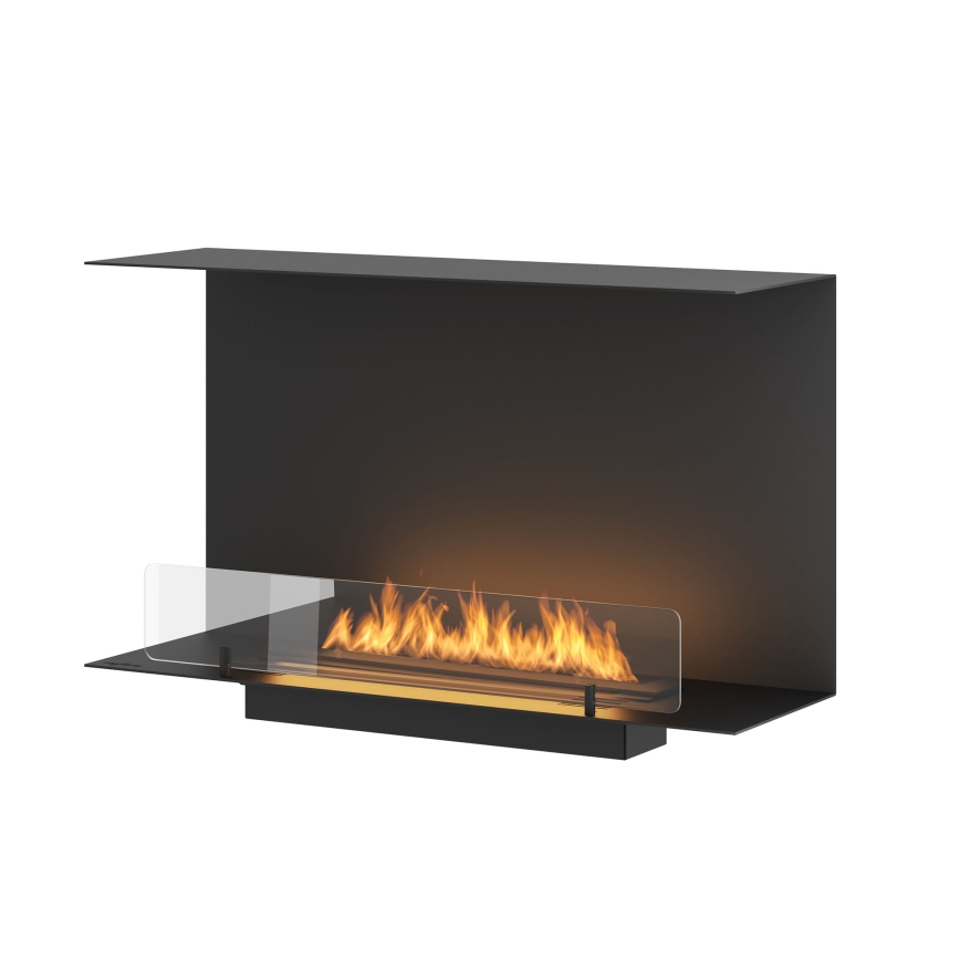 InFire – BIO-Einbaukamin 80x45 cm 3kW schwarz