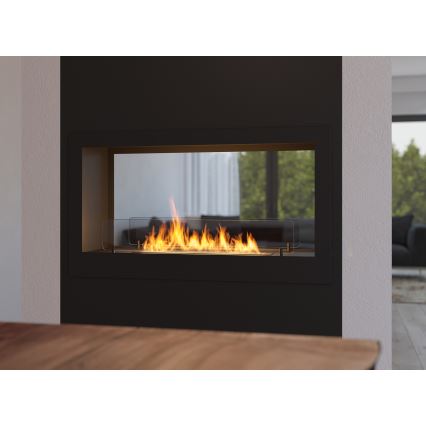 InFire – BIO-Einbaukamin 90x50 cm 3kW bifazial