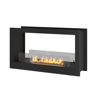 InFire – BIO-Einbaukamin 90x50 cm 3kW bifazial