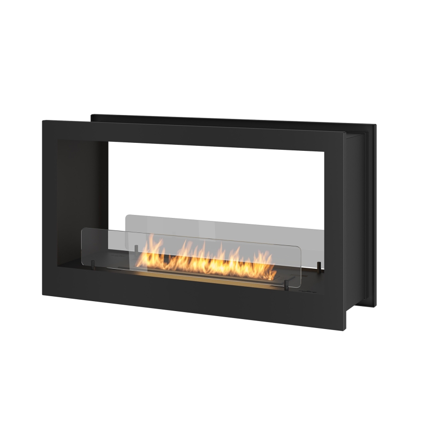 InFire – BIO-Einbaukamin 90x50 cm 3kW bifazial