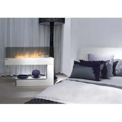 InFire – BIO-Kamin 110x85,5 cm 3kW weiß