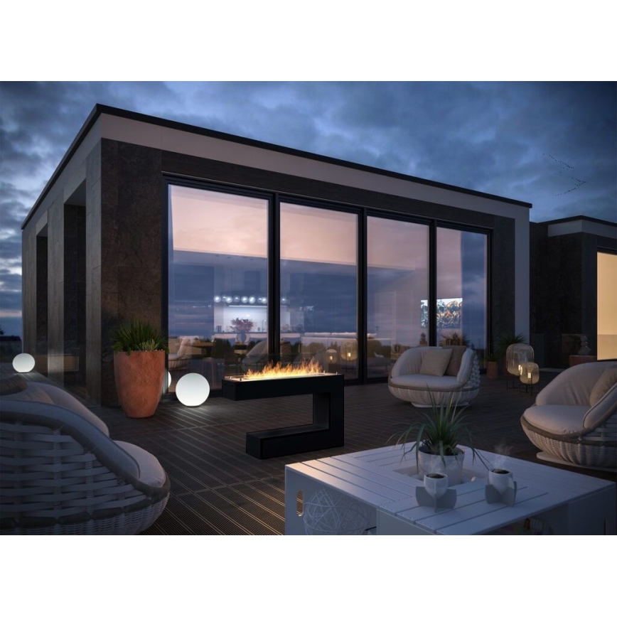 InFire - BIO-Kamin 110x92 cm 3 kW schwarz