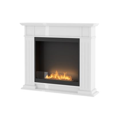 InFire – BIO-Kamin 115x100 cm 3kW weiß