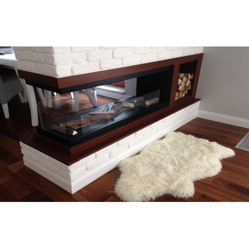 InFire – Eckkamin BIO 100x50 cm 3kW bifazial