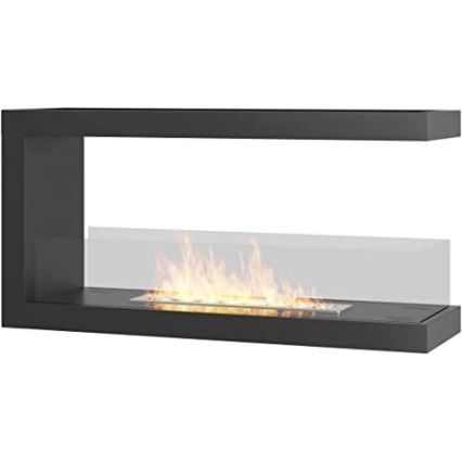 InFire – Eckkamin BIO 100x50 cm 3kW bifazial