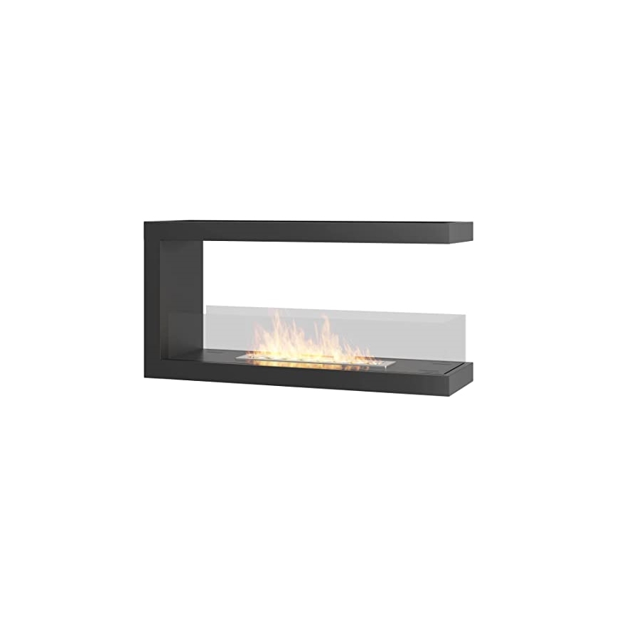 InFire – Eckkamin BIO 100x50 cm 3kW bifazial