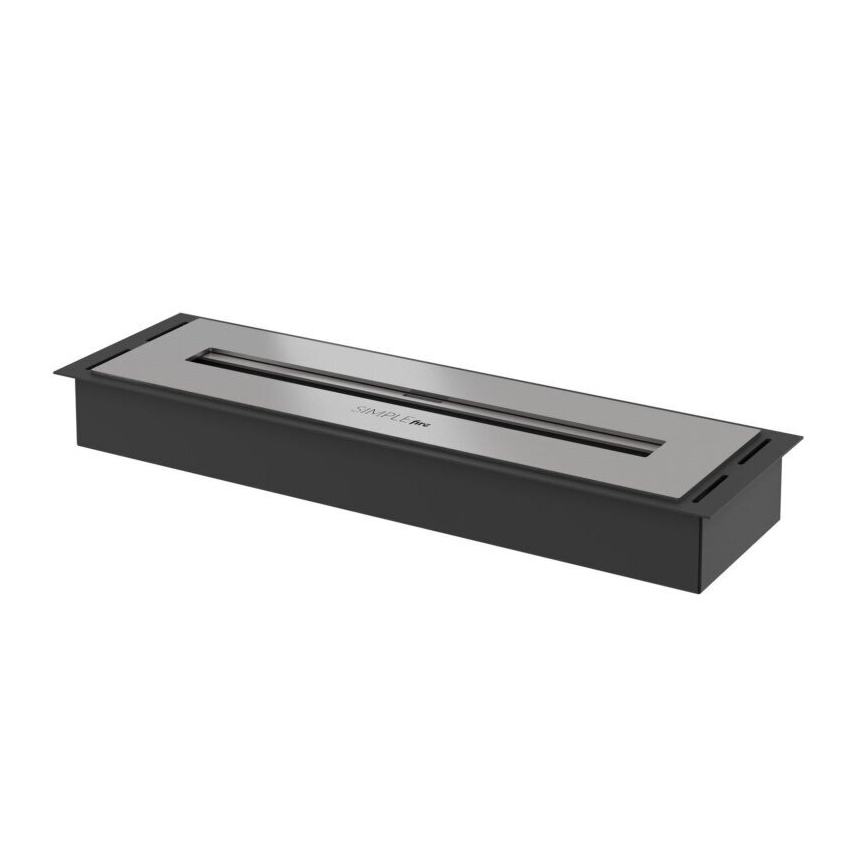 InFire - Eingebauter BIO-Kamin 5,5x50 cm 3kW schwarz