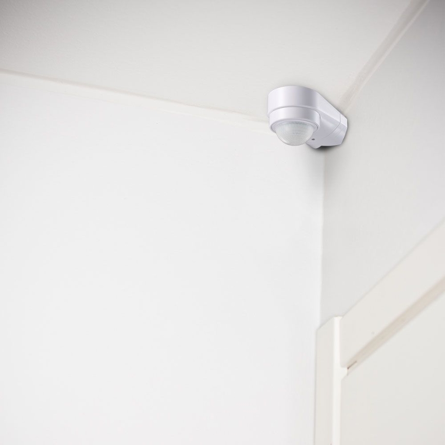 Infrarot-Bewegungsmelder für den Außenbereich 240° 600W/230V IP65 weiß