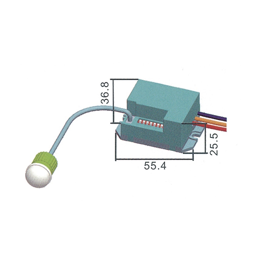 Infrarot-Bewegungssensor PIR B 800W/230V