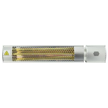 Infrarotheizung 1000/2000W/230V IP55 + Fernbedienung