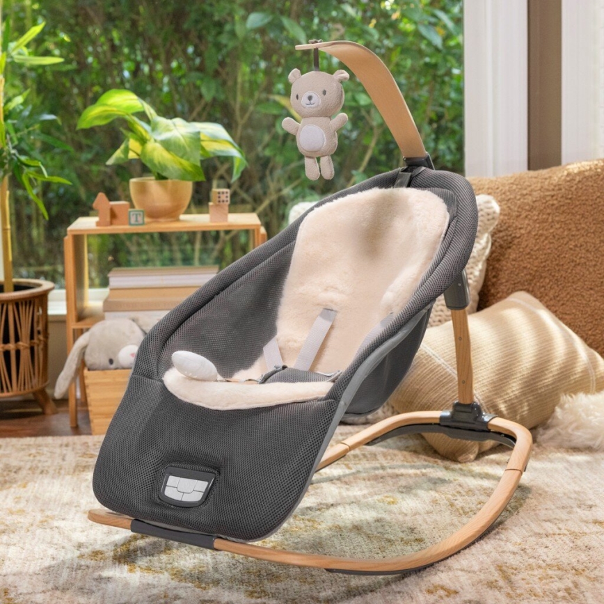Ingenuity - Baby-Vibrationsliege mit Melodie EVERY SEASON WESLEY grau