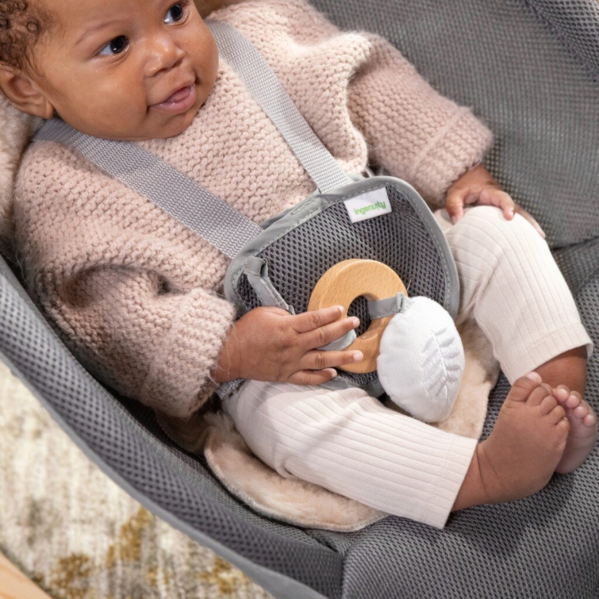 Ingenuity - Baby-Vibrationsliege mit Melodie EVERY SEASON WESLEY grau