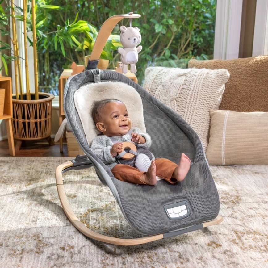 Ingenuity - Baby-Vibrationsliege mit Melodie EVERY SEASON WESLEY grau