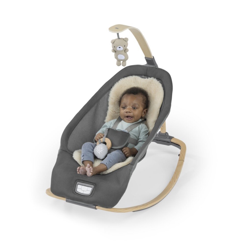 Ingenuity - Baby-Vibrationsliege mit Melodie EVERY SEASON WESLEY grau