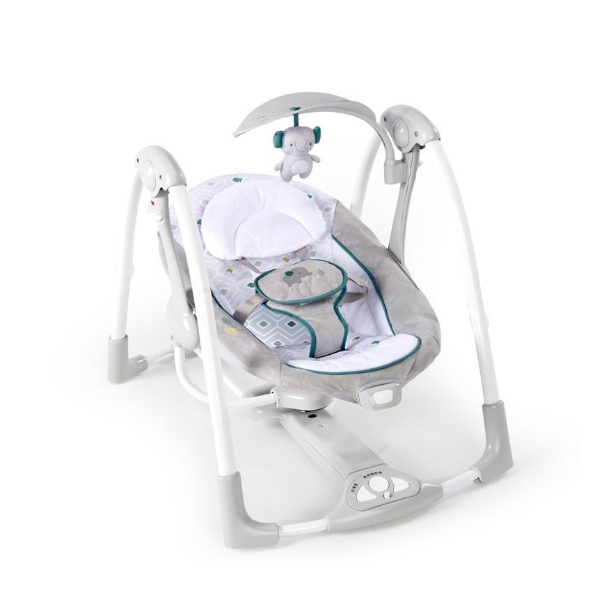 Ingenuity - Baby-Vibrationsschaukel mit Melodie 2in1 NASH 4xLR20