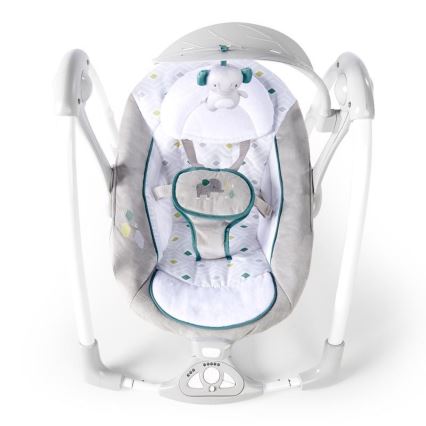 Ingenuity - Baby-Vibrationsschaukel mit Melodie 2in1 NASH 4xLR20