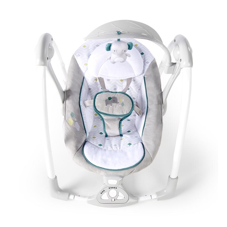 Ingenuity - Baby-Vibrationsschaukel mit Melodie 2in1 NASH 4xLR20