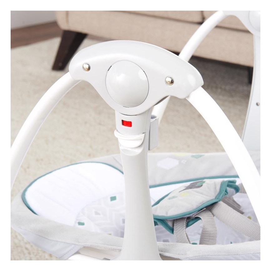 Ingenuity - Baby-Vibrationsschaukel mit Melodie 2in1 NASH 4xLR20