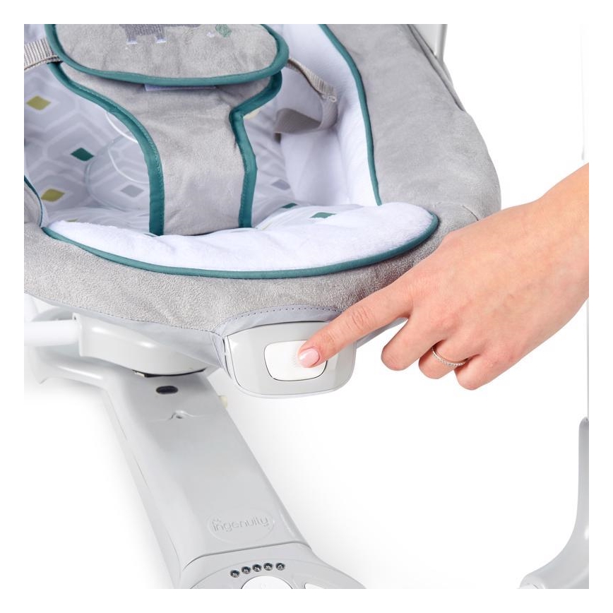 Ingenuity - Baby-Vibrationsschaukel mit Melodie 2in1 NASH 4xLR20