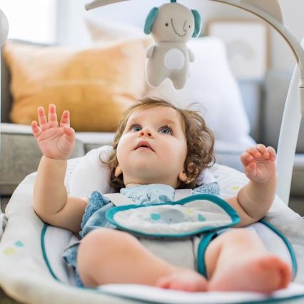 Ingenuity - Baby-Vibrationsschaukel mit Melodie 2in1 NASH 4xLR20