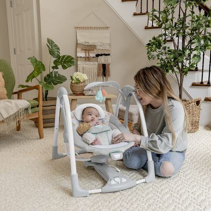 Ingenuity – Baby-Vibrationsschaukel mit Melodie 2in1 WIMBERLY