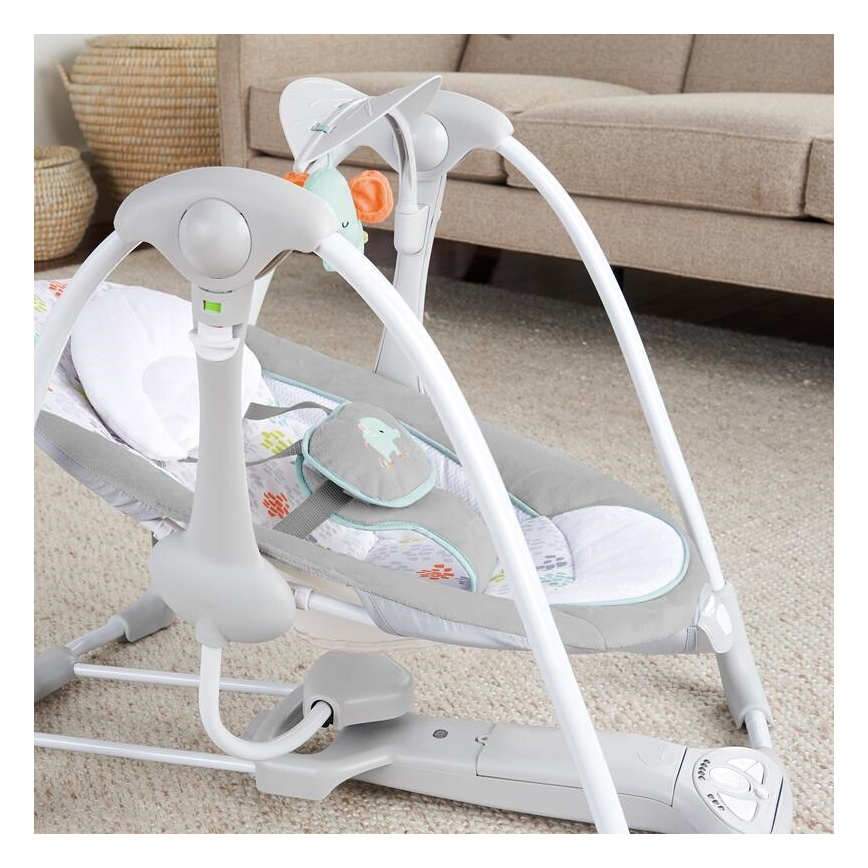 Ingenuity – Baby-Vibrationsschaukel mit Melodie 2in1 WIMBERLY
