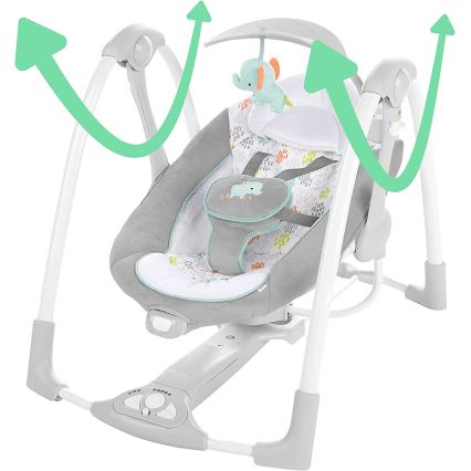 Ingenuity – Baby-Vibrationsschaukel mit Melodie 2in1 WIMBERLY