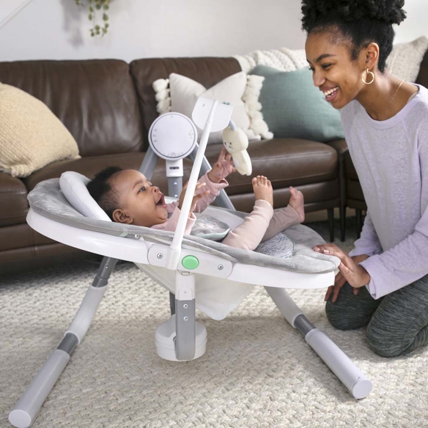 Ingenuity - Baby-Vibrationsschaukel mit Melodie ANYWAY SWAY 4xLR14