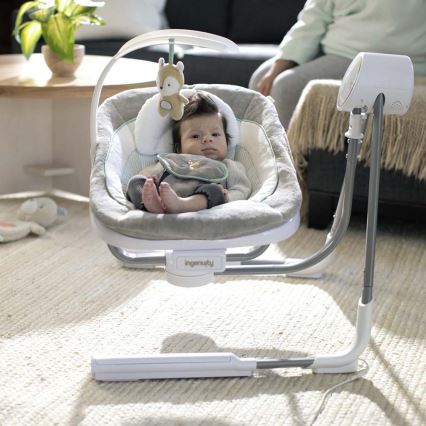 Ingenuity - Baby-Vibrationsschaukel mit Melodie ANYWAY SWAY RAY