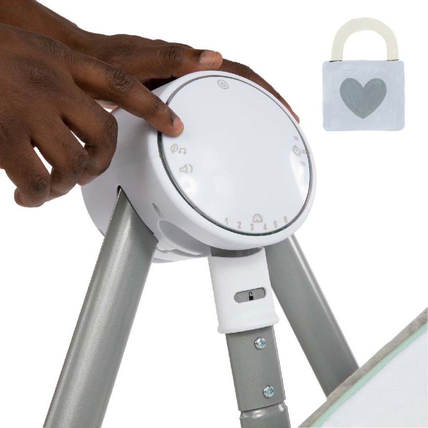 Ingenuity - Baby-Vibrationsschaukel mit Melodie ANYWAY SWAY RAY