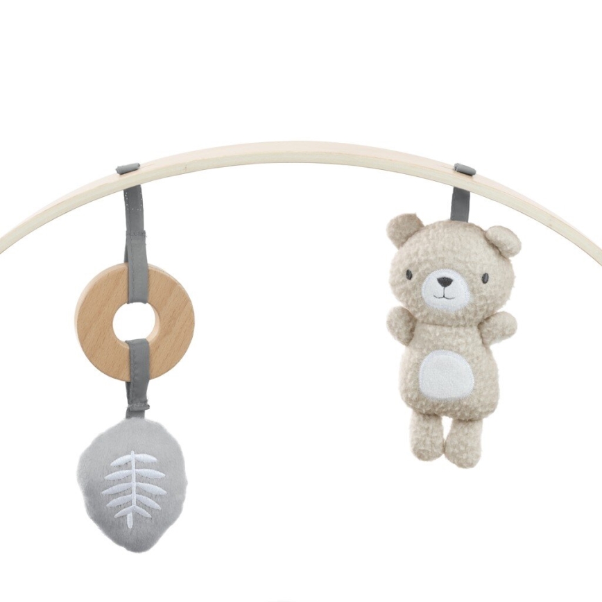 Ingenuity - Baby-Vibrationsschaukel mit Melodie EVERY SEASON 3xC grau