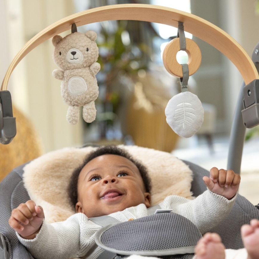Ingenuity - Baby-Vibrationsschaukel mit Melodie EVERY SEASON grau