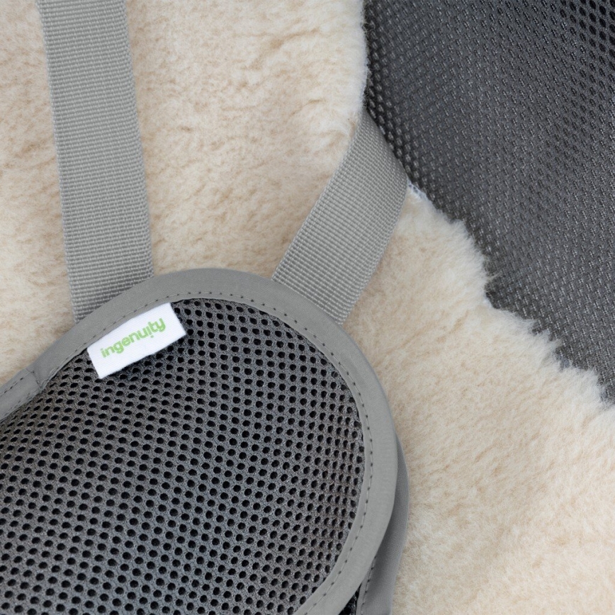 Ingenuity - Baby-Vibrationsschaukel mit Melodie EVERY SEASON grau