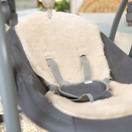 Ingenuity - Baby-Vibrationsschaukel mit Melodie EVERY SEASON grau