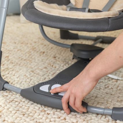 Ingenuity - Baby-Vibrationsschaukel mit Melodie EVERY SEASON grau