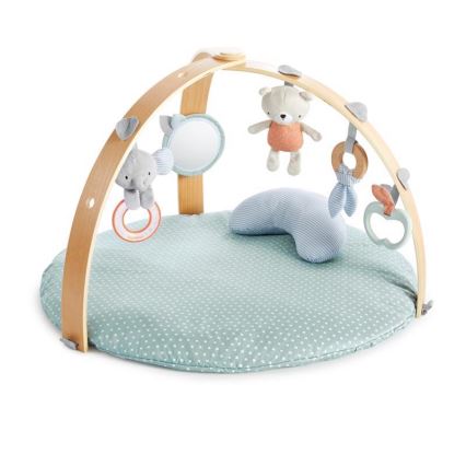 Ingenuity - Babydecke zum Spielen LOAMY mint/grau